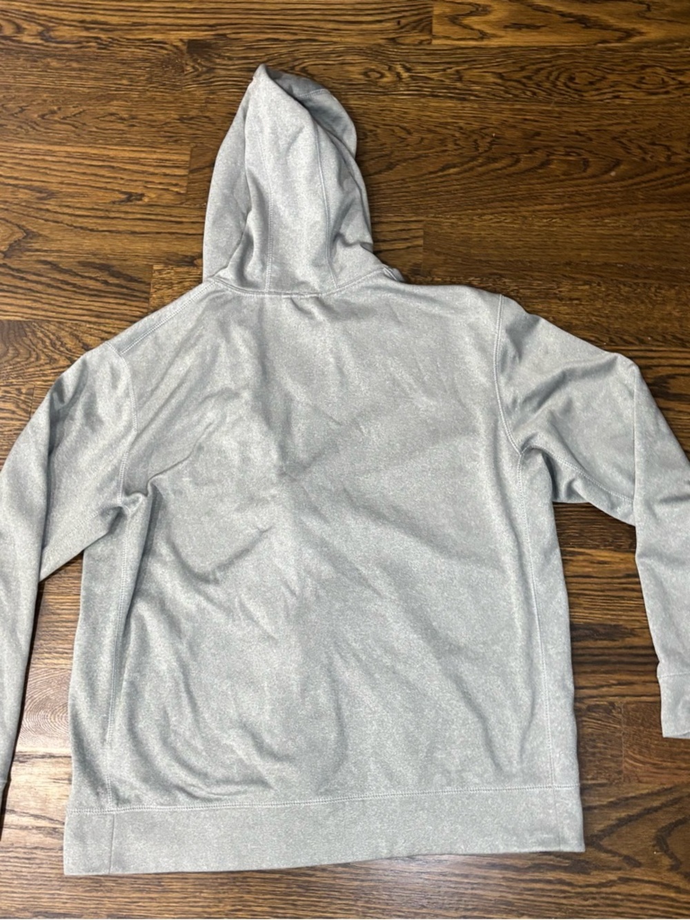 Nike Therma-Fit Men's Gray Fleece Full Zip Hoodie Hooded Pockets Long Sleeve L - Picture 4 of 5